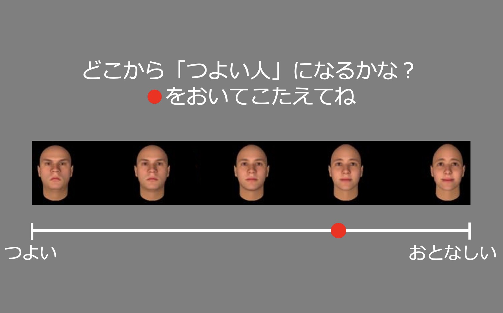 信頼できる顔はどれ?